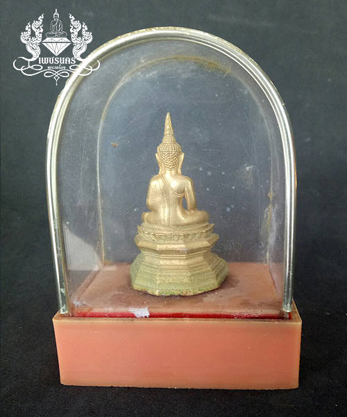 หลวงพ่อพระใส ตั้งหน้ารถ วัดโพธิ์ชัย จ.หนองคาย ปี2537 ครอบเดิม