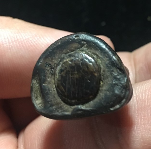 หลวงพ่อเงิน วัดบางคลาน เนื้อนวะ ผิวพระกลับดำคลาสสิค 