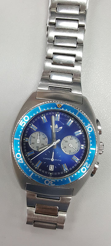 นาฬิกา ADIDAS โครโนกราฟ ของแท้ บอกเวลา24ชม. จับเวลาได้ ขอบสเกลหน้าปัดหมุนได้