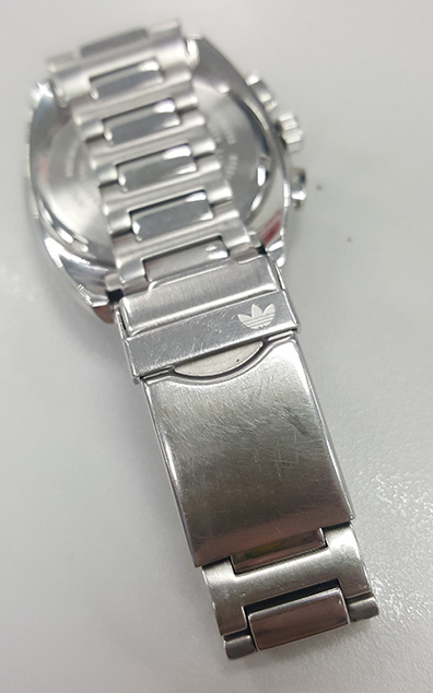 นาฬิกา ADIDAS โครโนกราฟ ของแท้ บอกเวลา24ชม. จับเวลาได้ ขอบสเกลหน้าปัดหมุนได้