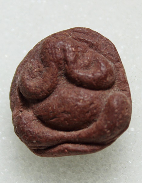 พระปิดตา เม็ดบัว เนื้อแดง ไม่ทราบที่