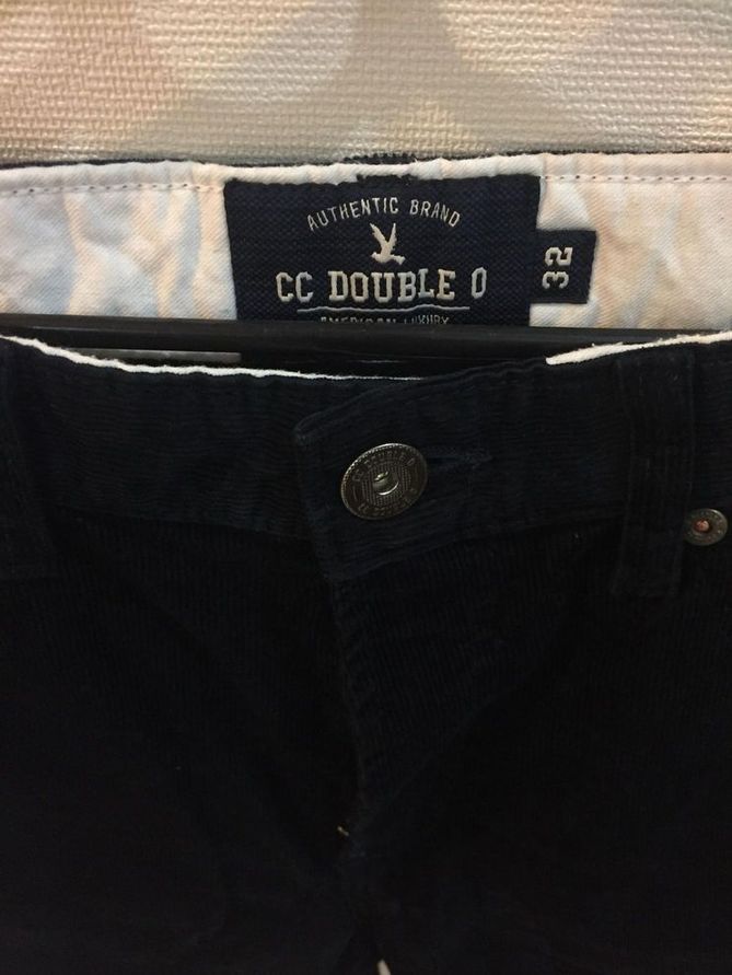 กางเกงลูกฟูกชาย CC DOUBLE O