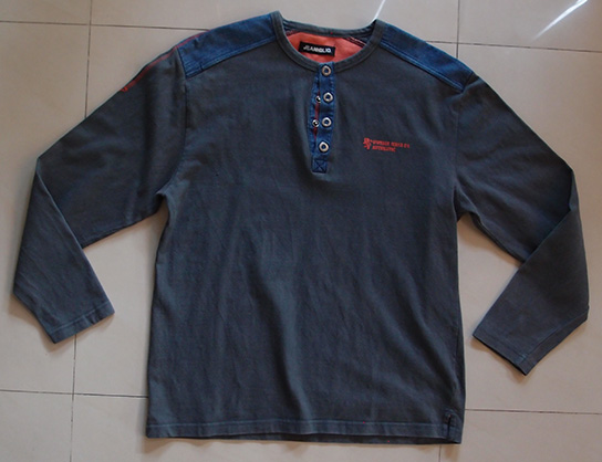 เสื้อยืดดำแขนยาว BASIC T-SHIRT ของแท้ จากญี่ปุ่น เนื้อผ้าดีมาก / พิเศษมีแถมเสื้อ JEAN HOLIC ให้ฟรี