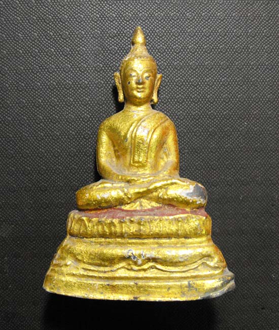 พระบูชา ยุครัตตนะโกสินทร์ ลงรักปิดทอง ขนาด2x4.5นิ้ว