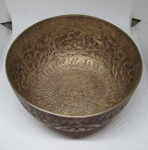 ขันเงินโบราณ 5.8 นิ้ว นน.146.4 กรัม หน้ากว้าง 5.8 นิ้ว