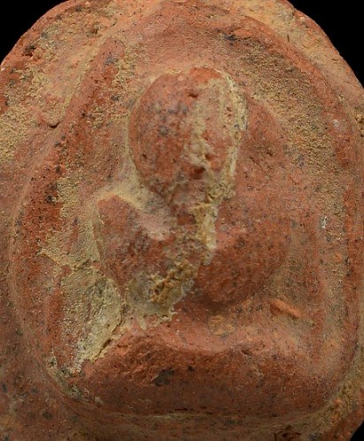 พระปิดตา เนื้อดิน กรุวัดคู้ยาง จ.กำแพงเพชร พระตัดปีกกว้าง มาพร้อมบัตรรับรองความแท้