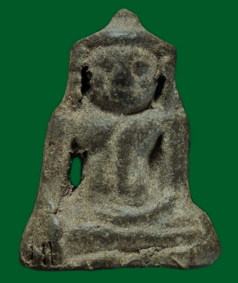 พระร่วงนั่งแขนโปร่ง กรุวัดพระยาดำ สุโขทัย เคาะเดียว ค่ะ