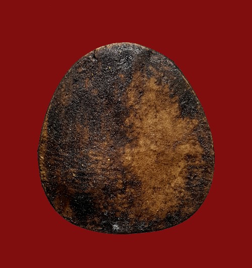 พระปิดตาหลวงพ่อภุชงค์ วัดช่องลม พิมพ์ใหญ่ หลังเลียบ จังหวัดชลบุรี ปี 2504 มีส่วนผสมมวลสารของหลวงพ่อแ