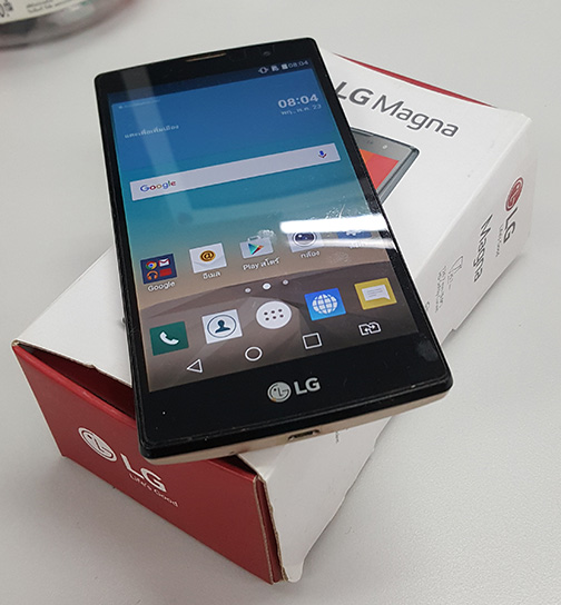 มือถือ LG Magna สวยๆ Quad-Core จอใหญ่ หน้าจอ HD แบบ In-Cell Touch ขนาด 5.0 นิ้ว ดีไซน์โค้งมน