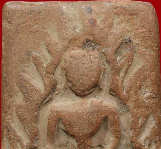 พระพุทธชินราช เนื้อดิน กรุวัดทับผึ้ง จ.สุโขทัย มาพร้อมบัตรรับรองความแท้