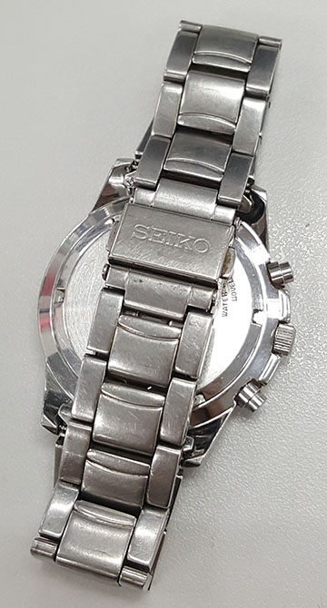 นาฬิกา SEIKO TACHYMETER  โครโนกราฟ ของแท้ 100% หน้าขาวมุก จับเวลา จัดไปเคาะเดียวถูกๆครับ