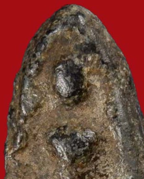 พระร่วงนั่ง เนื้อชินเขียว กรุวังบัว จ.เพชรบุรี พระดูง่าย 