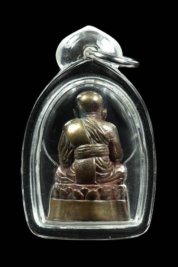 หล่อหลวงพ่อทวด วัดห้วยมงคล ปี 2544 เนื้อนวะ กล่องเดิม