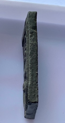 พระสมเด็จ หลังพระสิวลี หลวงพ่อกวย วัดโฆสิตาราม จ.ชัยนาท พิมพ์ใหญ่(เอวเล็ก) เนื้อใบลาน ปี 2515