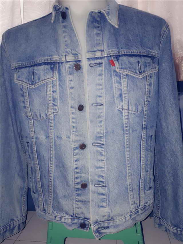 เสื้อ Jacket Levi's Jean รุ่นเก่า Made in USA สภาพเก๋าตามอายุ ไหล่19 นิ้ว อก 22 นิ้ว แขนยาว 25 นิ้ว 