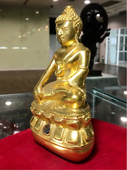 หน้าตัก 3 นิ้ว พระกริ่ง ชนะคน วัดสุทัศน์ ปี 2538 ปิดทอง หมายเลข ๘๐๔ สร้าง ๙๙๙ องค์