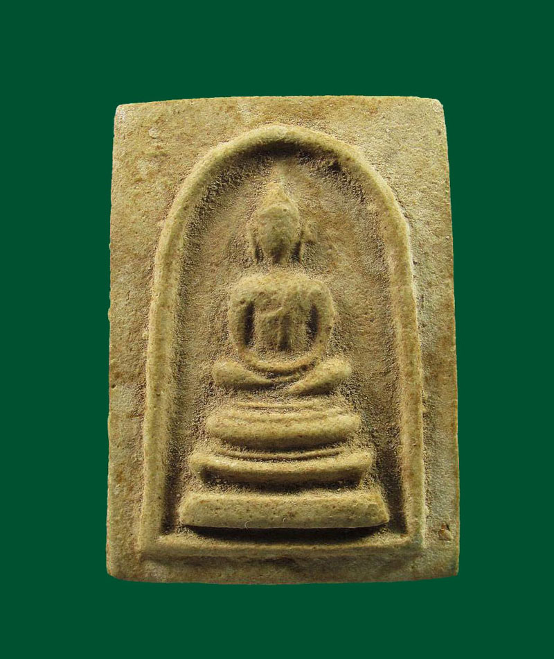 ปี 2500 พระสมเด็จพิมพ์สังฆาฎิ หลวงปู่จันทร์ เขมิโย วัดศรีเทพประดิษฐาราม จ.นครพนม