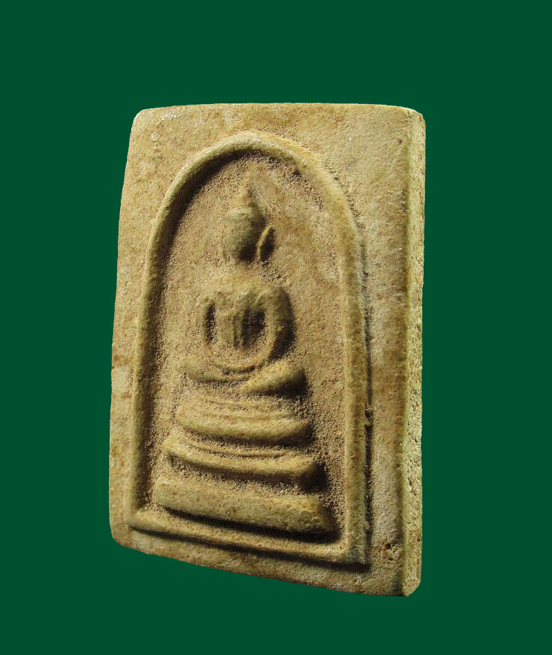 ปี 2500 พระสมเด็จพิมพ์สังฆาฎิ หลวงปู่จันทร์ เขมิโย วัดศรีเทพประดิษฐาราม จ.นครพนม