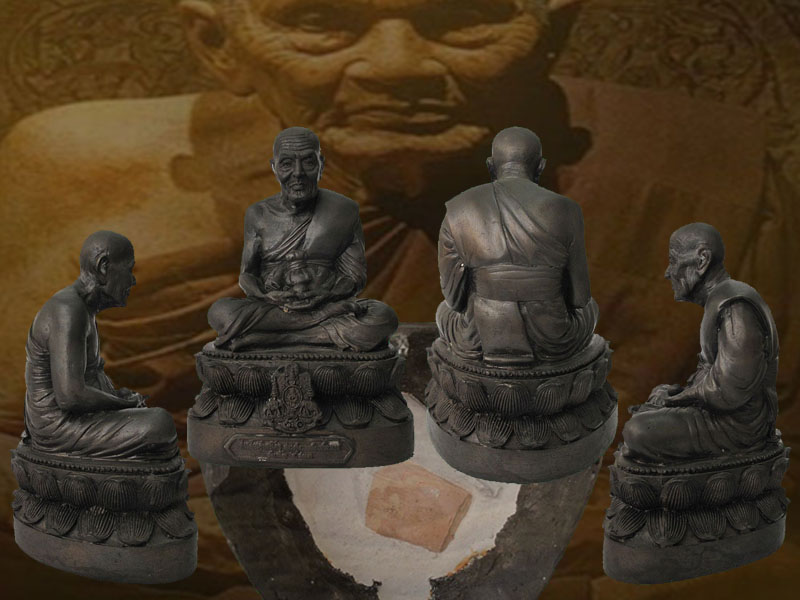 (อาจารย์นอง วัดทรายขาว ปลุกเสก ) พระบูชา วัดพะโค๊ะ 5 นิ้ว ปี 2539 ฉลองในหลวงครองราช 50ปี