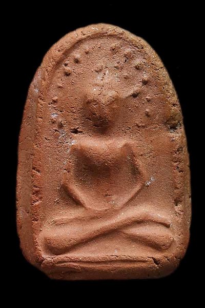 พระปรกโพธิ์ หลังยันต์ เนื้อดิน หลวงปู่ทอง วัดราชโยธา พร้อมบัตรรับรองพระเเท้ ครับ 