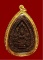 พระตรีกายหลวงปู่แก้ว กาสาโร วัดระหารไร่ ระยอง เนื้อว่าน สภาพสวยๆเนื้อหาจัดๆ เลี่ยมทองพร้อมบัตรรับรอง