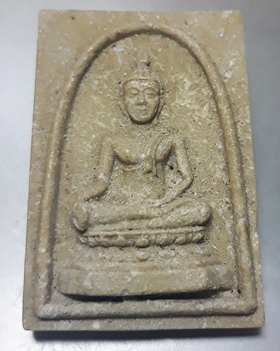 พระสมเด็จพิมพ์หลวงพ่อทองแสนสุข วัดชิโนรสาราม กรุงเทพฯ ปี 2512 สภาพสวย หลวงพ่อกวย หลวงพ่อพรหม