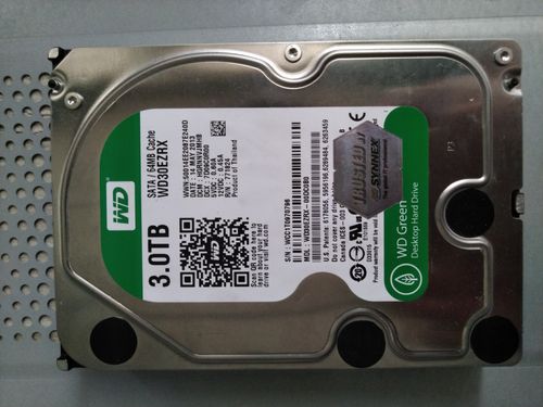 HDD ยี่ห้อ WD ความจุ 3 TB 