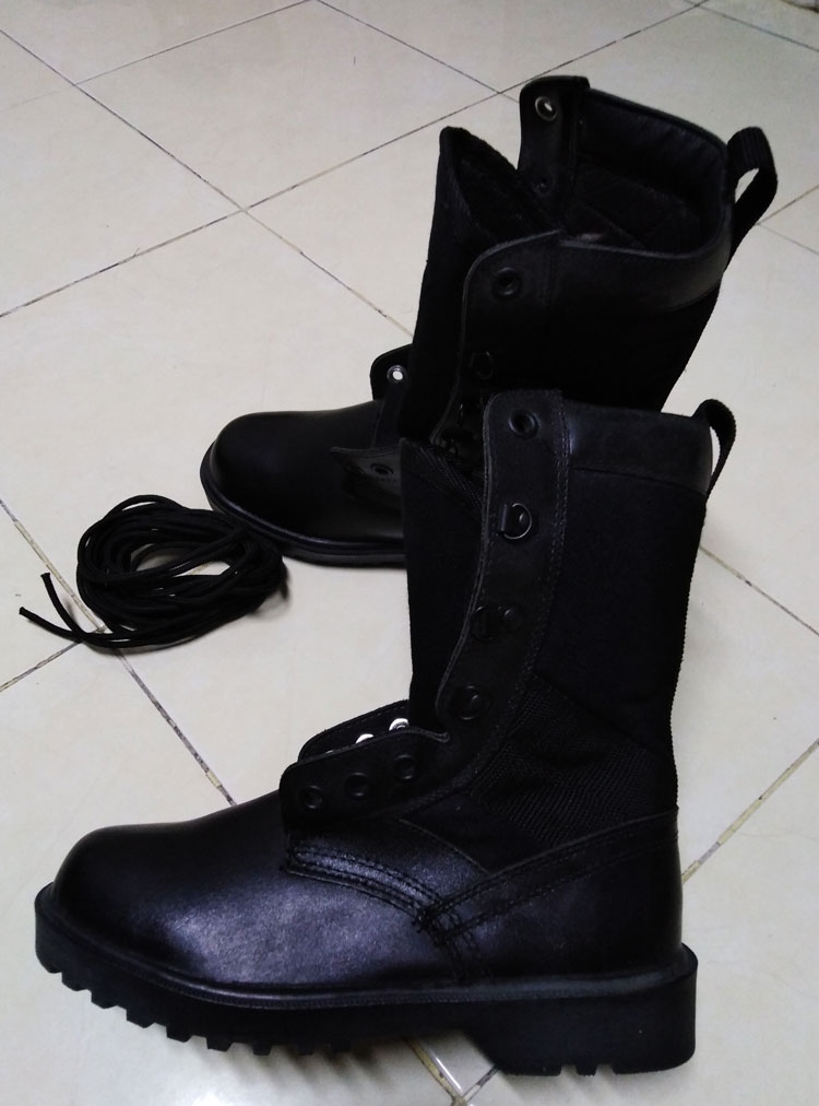 รองเท้าจังเกิลทหารเบอร์ 5 มือ1 สวย ทน พร้อมเชือกผูก ไม่ผ่านการใช้