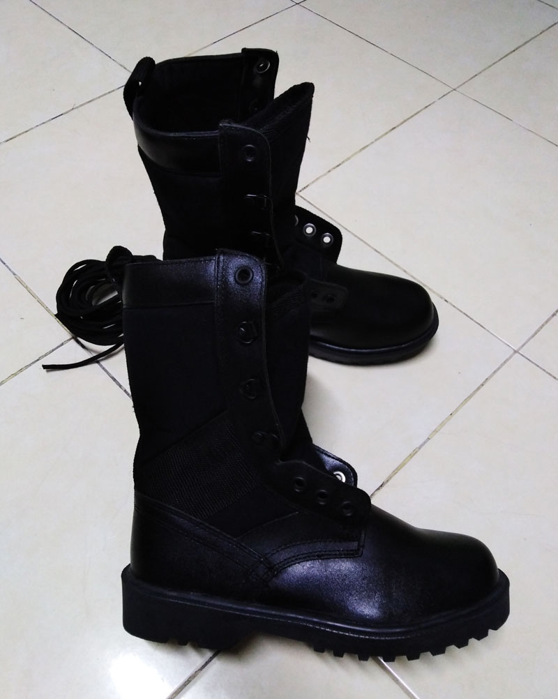 รองเท้าจังเกิลทหารเบอร์ 5 มือ1 สวย ทน พร้อมเชือกผูก ไม่ผ่านการใช้