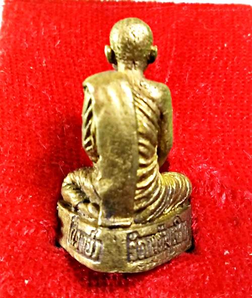 หล่อรูปเหมือนอุดกริ่งโบราณคณาจารย์ หลวงพ่อไวทย์ วัดพนัญเชิง (กรุงเก่า) พระนครศรีอยุธยา 2539พร้อมกล่อ