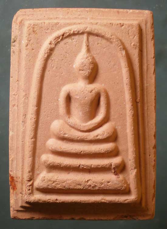 สมเด็จ วัดเกศไชโย ปี21 เนื้อดินเผา ผสมกระเบื้องหลังคาโบสถ์ ผสมมวลสารเก่า