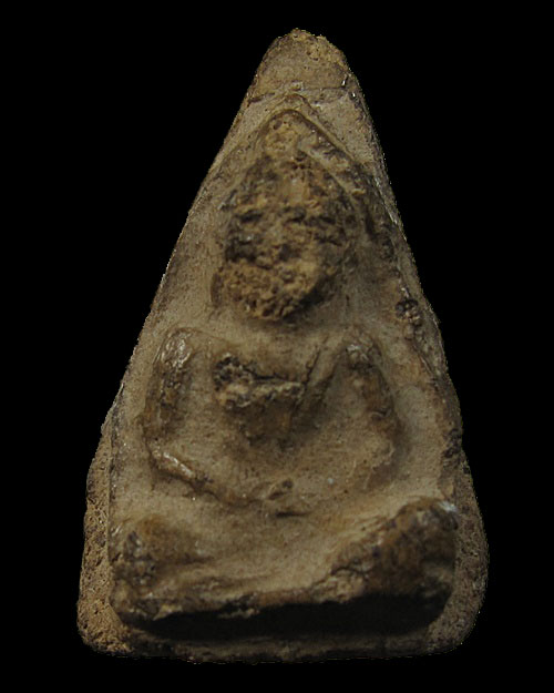 พระเชตุพน (พระร่วงนั่ง) เนื้อดิน  จ.สุโขทัย ตลับพร้อมใช้