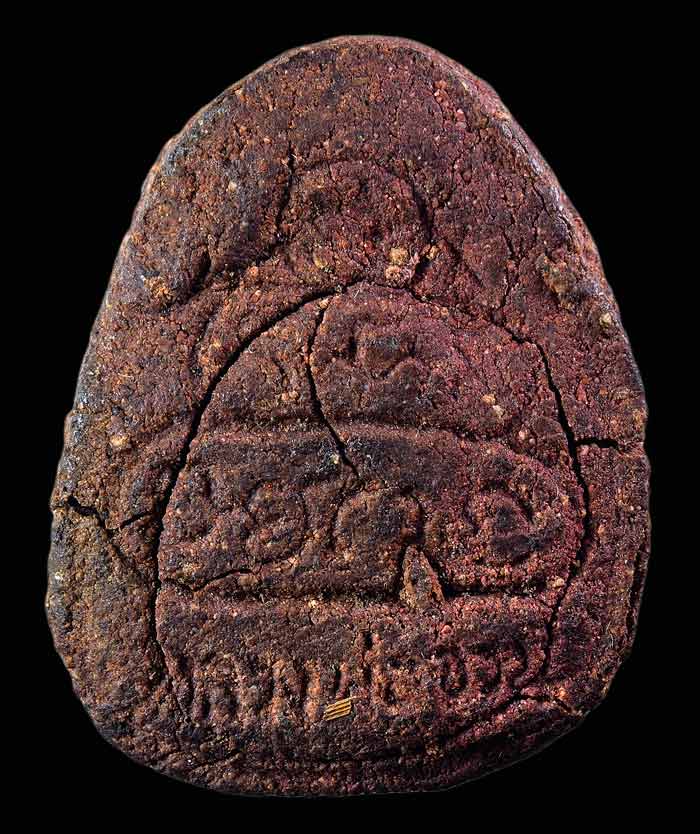  พระปิดตาพิมพ์ใหญ่ เนื้อว่านแดง หลวงพ่อจวน วัดหนองสุ่ม สิงห์บุรี ปี ๑๙ 