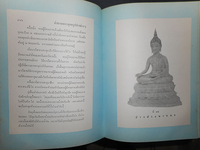 หนังสือ ตำนาน พระพุทธรูปปางต่าง ๆ นิพนธ์ของ พระธรรมโกศาจารย์ อนุจารีเถระ