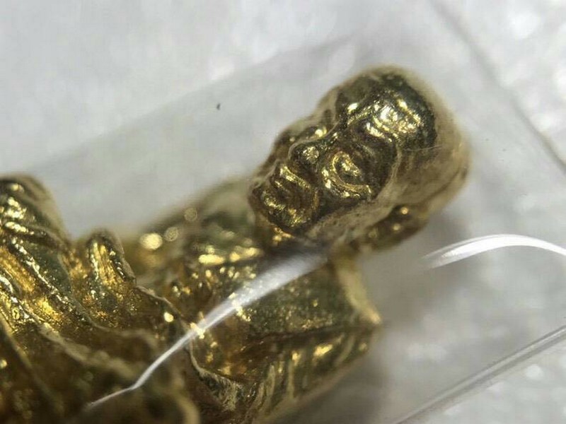 หลวงปู่ทวด พ่อท่านนอง วัดทรายขาว เนื้อทองทิพย์ ปี39 เคาะเดียว5องค์ 