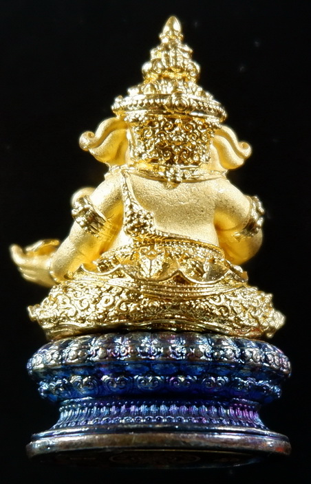 พระกริ่งพระพิฆเนศ หลวงปู่เย็น รุ่นสุขนิรันดร์ วัดแก่งสะเอา จ.สระแก้ว พิมพ์A เนื้อบรอนซ์พราวแสง