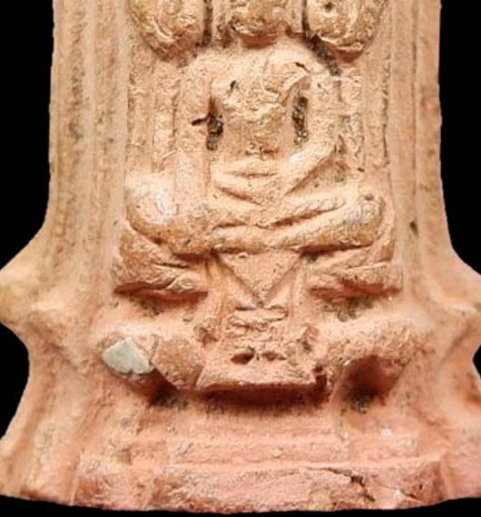 พระโคนสมอ เนื้อดิน กรุวัดค้างคาว จ.ชัยนาท