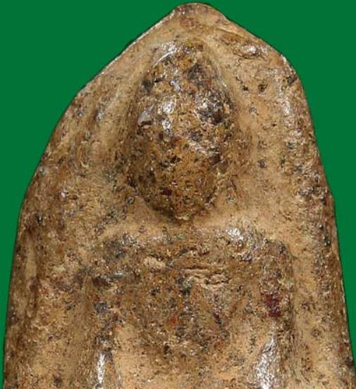 พระเม็ดน้อยหน่า เนื้อดิน จ.สุโขทัย พระเนื้อจัด มาพร้อมบัตรรับรอง