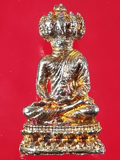 ***100แดง*** รูปหล่อพระเศรษฐีนวะโกฎิ หลวงพ่อเขียน วัดกระทิง จันทบุรี