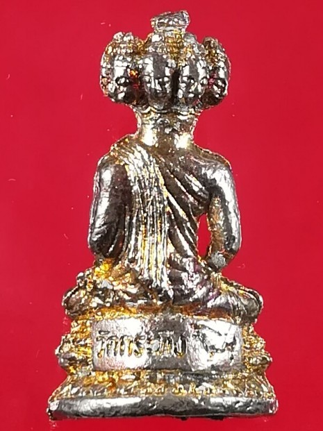 ***100แดง*** รูปหล่อพระเศรษฐีนวะโกฎิ หลวงพ่อเขียน วัดกระทิง จันทบุรี