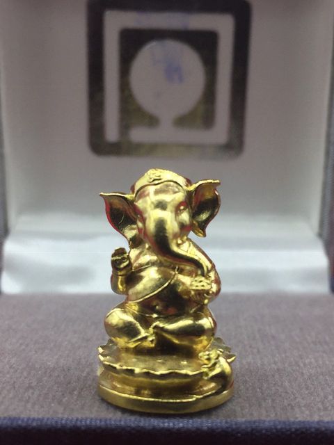 พระพิฆเนศอนันตสุข เนื้อทองทิพย์ 