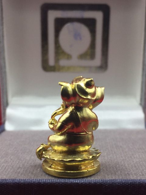 พระพิฆเนศอนันตสุข เนื้อทองทิพย์ 