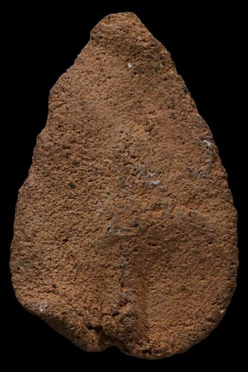 พระกลีบบัว เนื้อดิน กรุวัดลิงขบ (บวรมงคล) กรุงเทพฯ