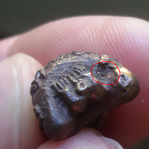 พระปิดตามหามงคล หลวงสวัสดิ์ วัดศาลาปูน จ.อยุธยา ปี 2538 (ใต้ฐานตอก พร้อมกล่อง)