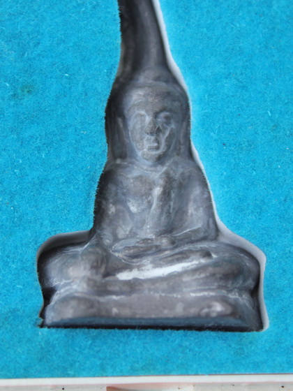 ((เคาะเดียวแดง)) พระท่ากระดานเนื้อตะกั่ว วัดหมอเฒ่า จ.กาญจนบุรี +กล่องเดิม