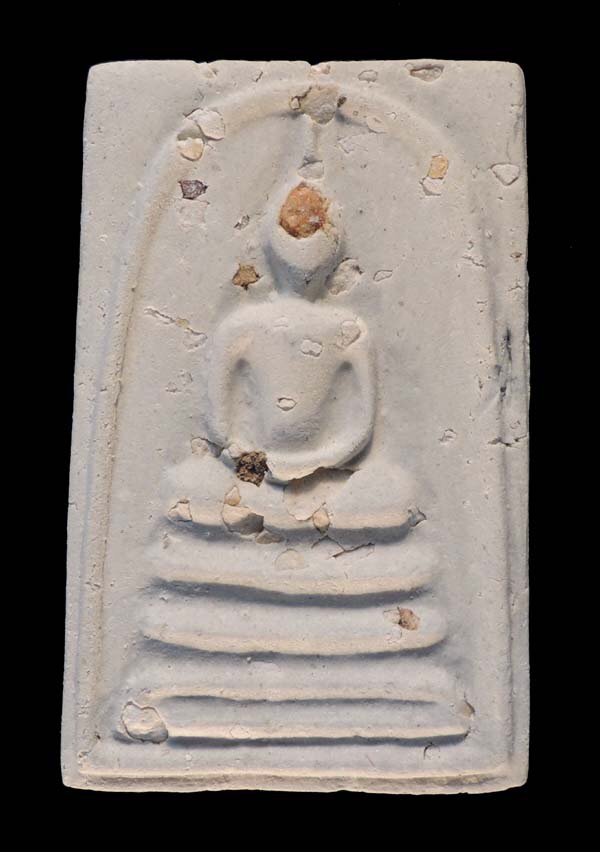 เคาะเดียวแดง สมเด็จบางขุนพรหม ปี 2543 รุ่นอุดมมงคล พิมพ์เส้นด้าย โรยผงเก่า 