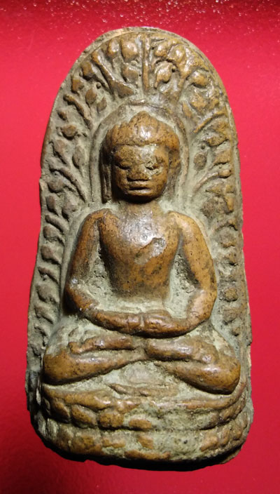 พระลือชัยไตรมาส พระลำพูน หลวงปู่แหวน สุจิณโณ ปี16 สวยตามสภาพ