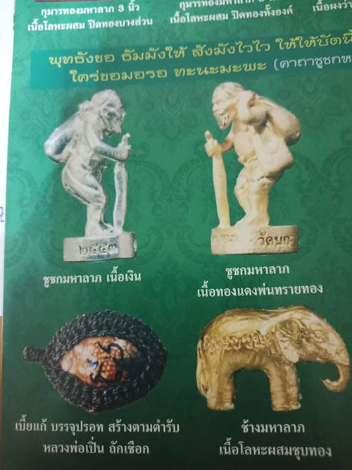เบี้ยแก้ สร้างตามตำรับ หลวงพ่อเปิ่น รุ่น สร้างพระวิหาร วัดนก กทม. ปี 2553 เกจิ ปลุกเสก 29 รูป