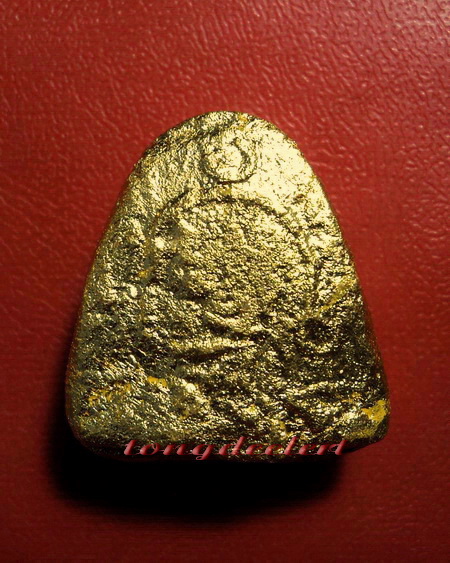 พระปิดตา หลวงพ่อเล็ก วัดสันติคิรีศรีบรมธาตุ(วัดเขาดิน) จ.กาญจนบุรี พิมพ์กรรมการปิดทองเดิม สวยมากค่ะ