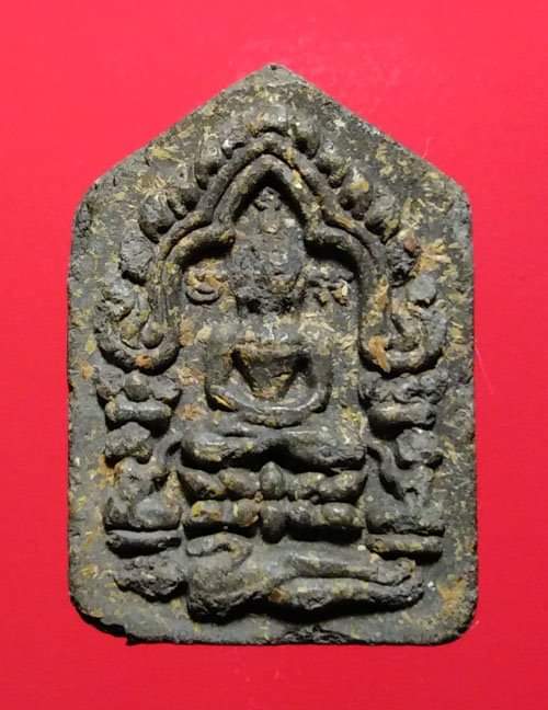 พระขุนแผนพิมพ์เล็กหลวงพ่อสาคร วัดหนองกรับ เนื้อผง ไม่ทราบปีสร้าง